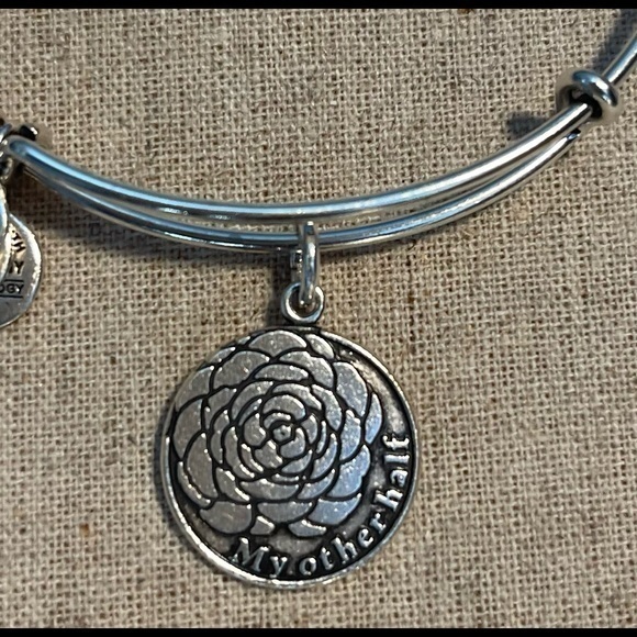Alex & Ani “My Other Half” silver charm bracelet. BOGO. Send bundle offer. - Picture 3 of 3